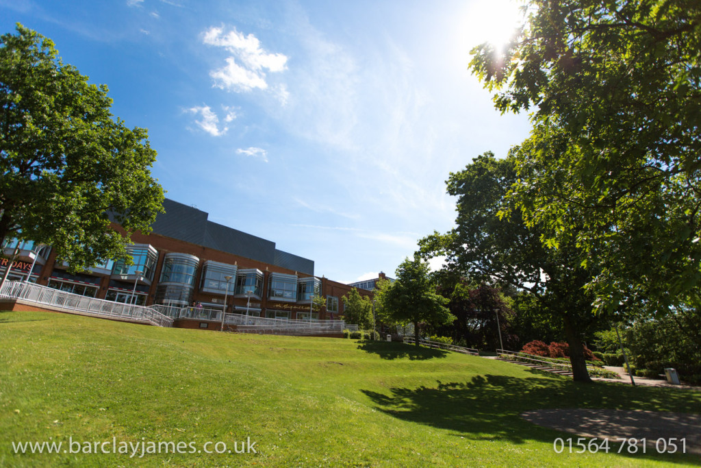 The green 'lawn' outside Touchwood looks great on a nice day.